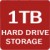 1 Terabyte (+$100.00) 